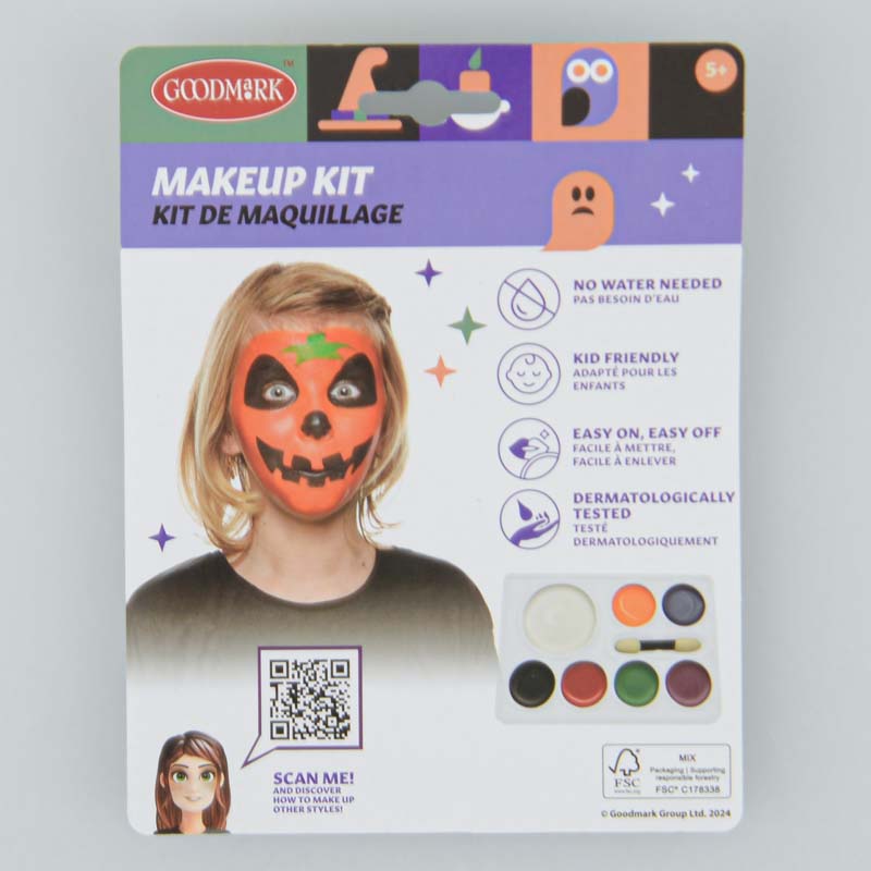 Kit maquillage citrouille