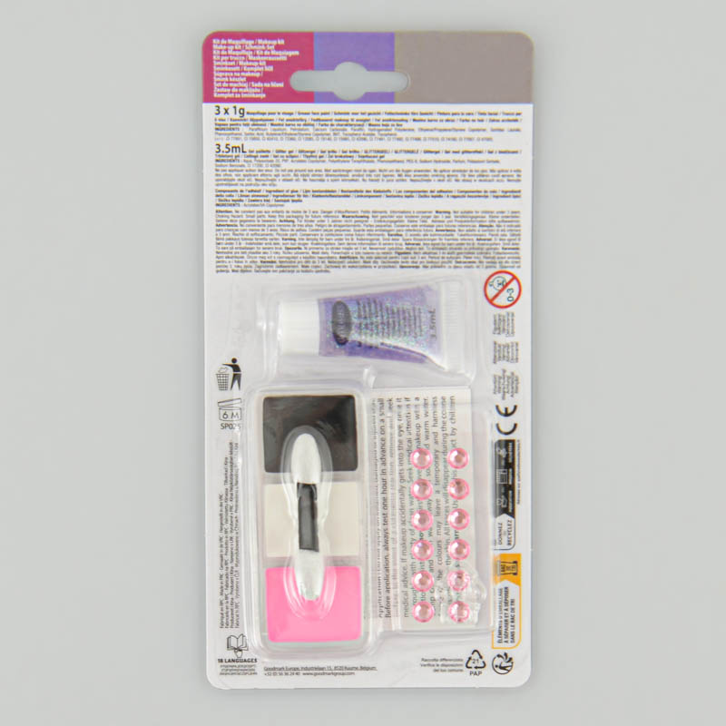 Kit maquillage strass violet