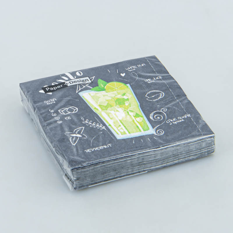 Lot de 20 serviettes 'Mojito'