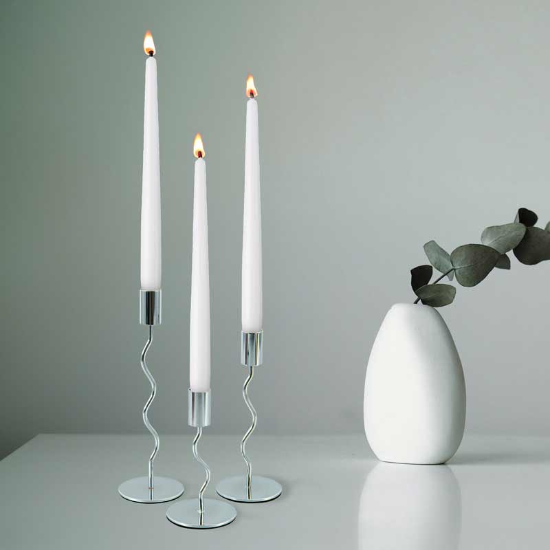 3 portes bougies 'Wavy'