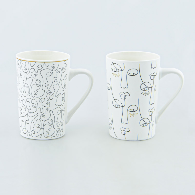 Mug haut 'Figura' yeux ouverts
