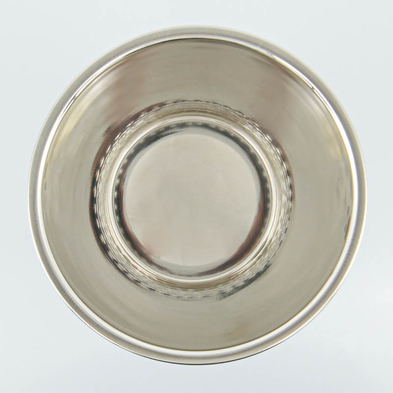 Seau à champagne en inox martelé gris 420cl