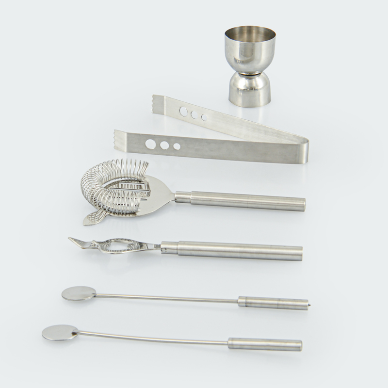 Set à cocktail 7 pièces en inox