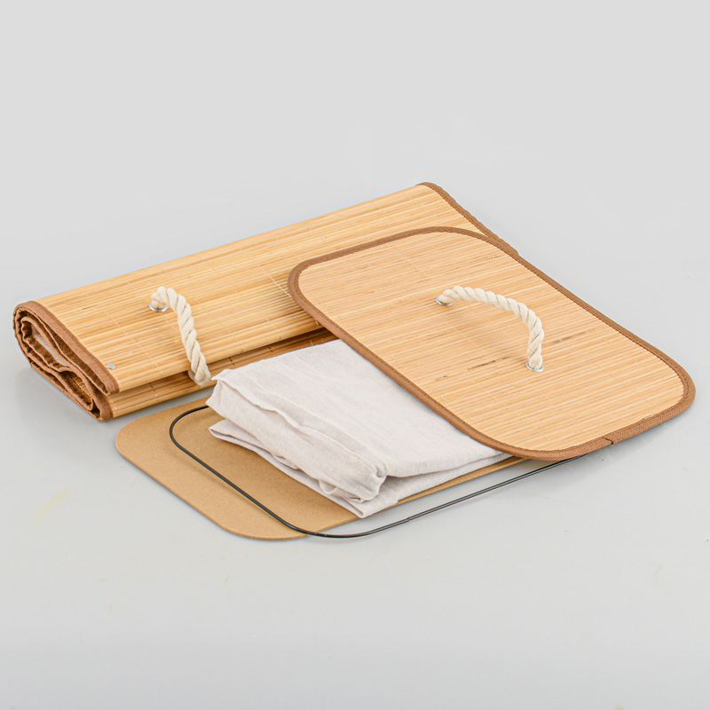 Panier à linge pliable en bambou 