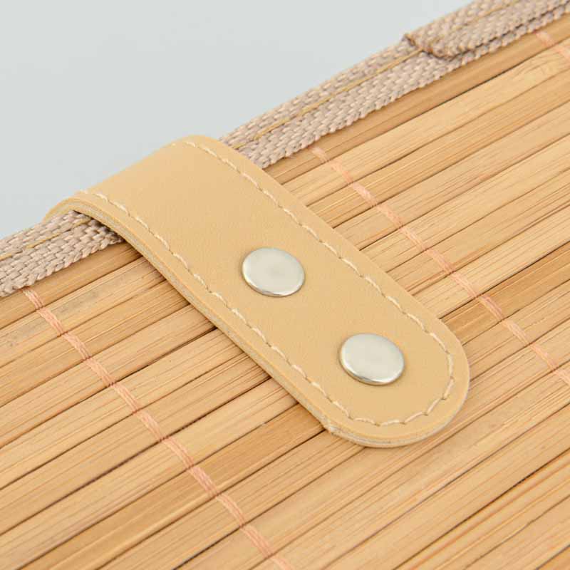 Coffre de rangement en bambou 
