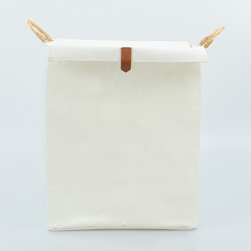 Panier à linge pliable blanc