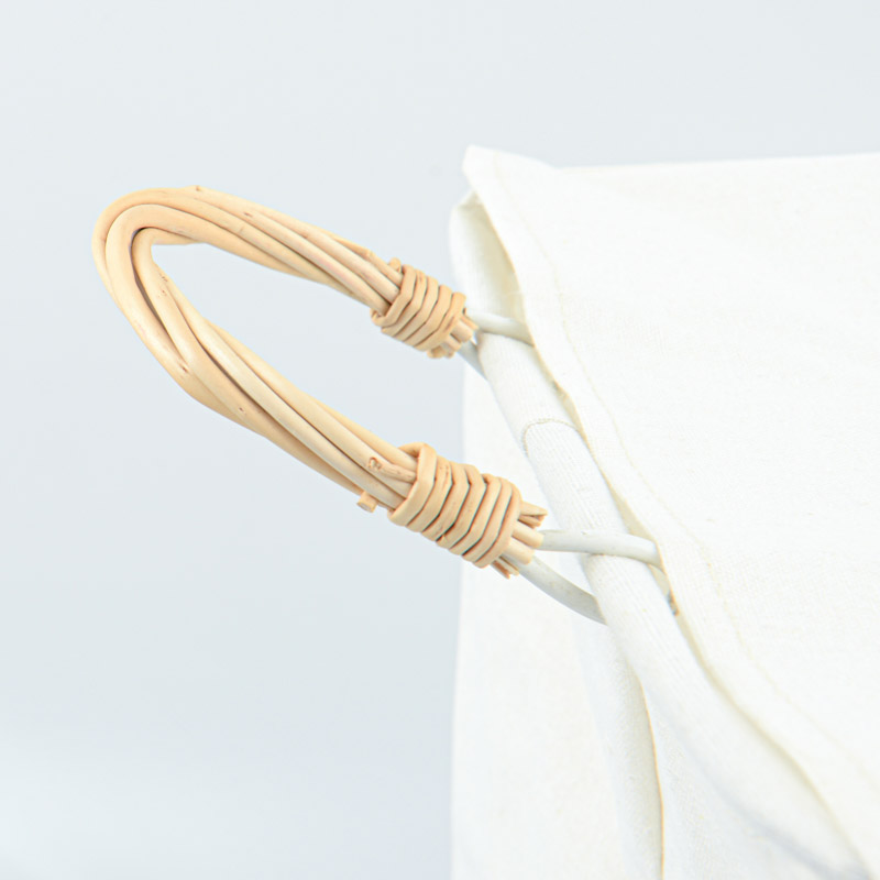Panier à linge pliable blanc