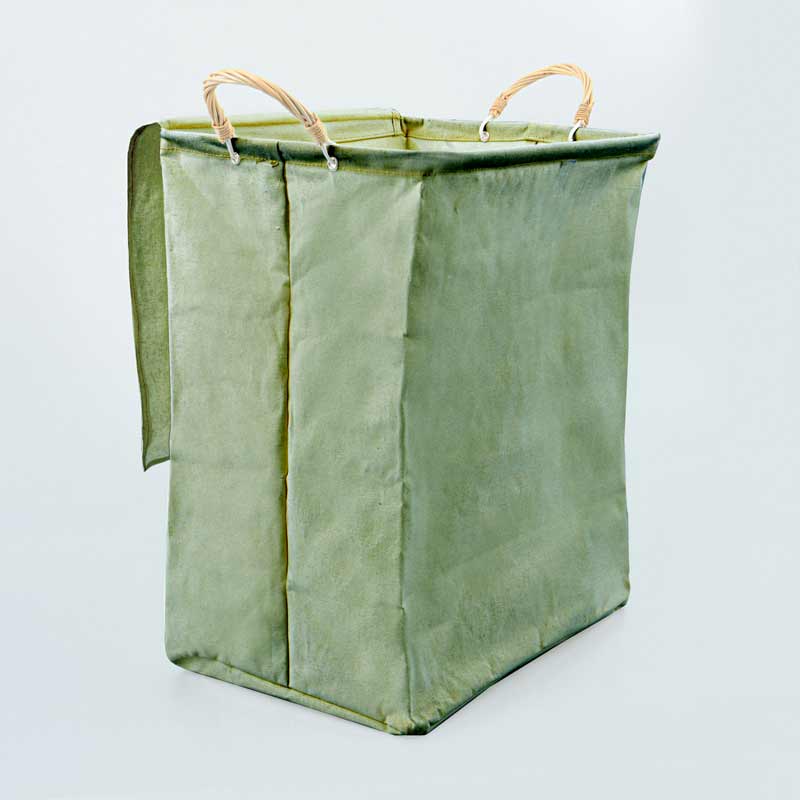 Panier à linge pliable vert kaki