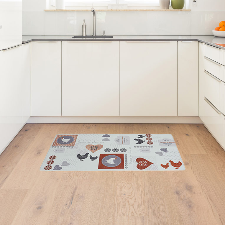 Tapis vinyle 'Poulette' 