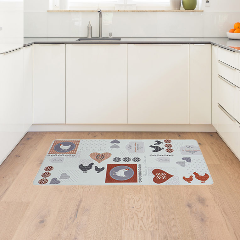 Tapis vinyle 'Poulette' 