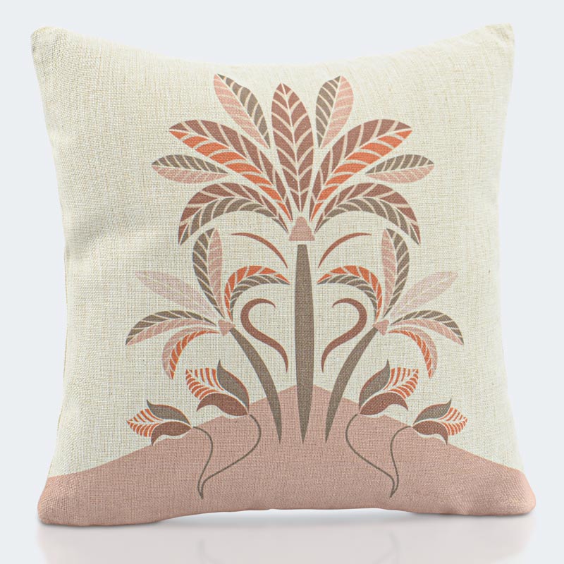 Coussin imprimé 'Cléopâtre'