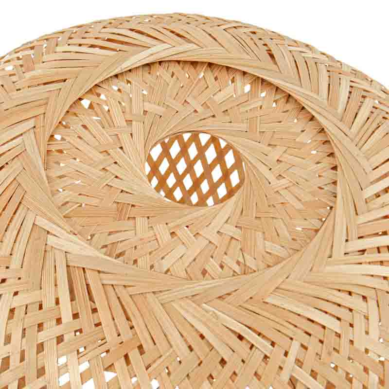 Suspension 'Eolya' en bambou beige