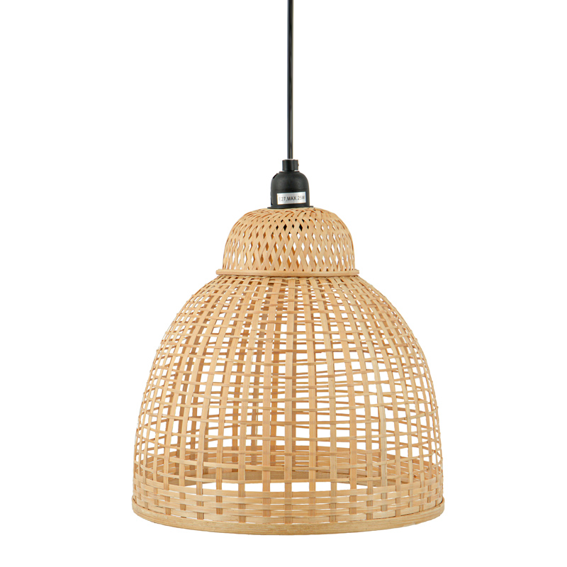 Suspension 'Elyana' en bambou beige