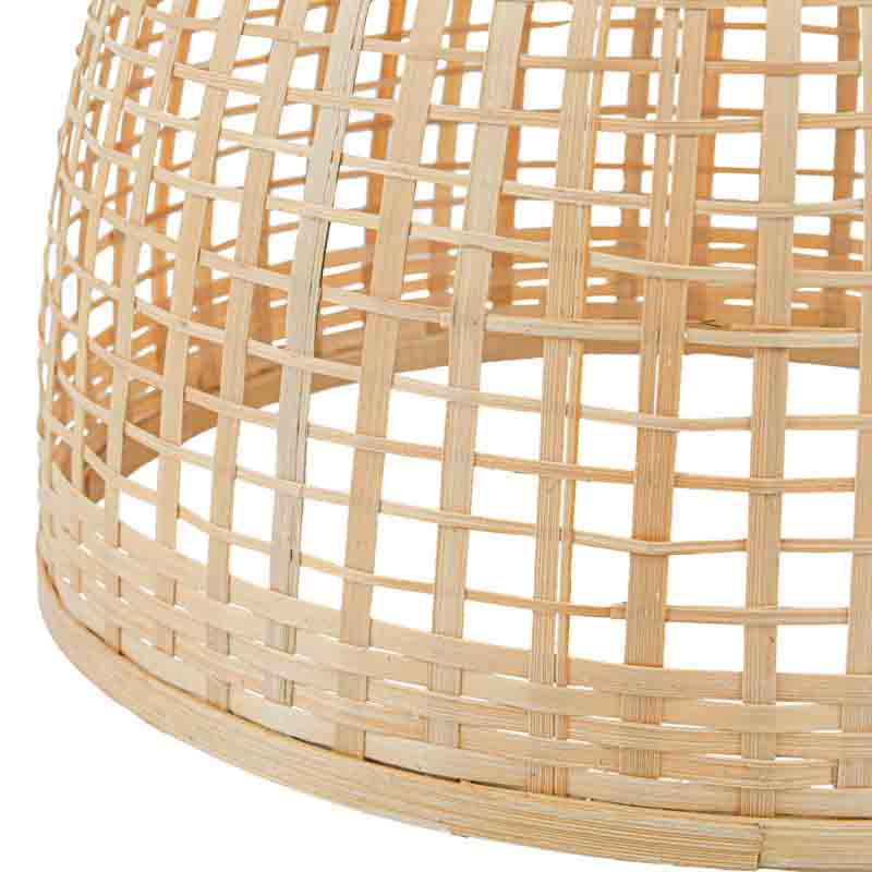 Suspension 'Elyana' en bambou beige