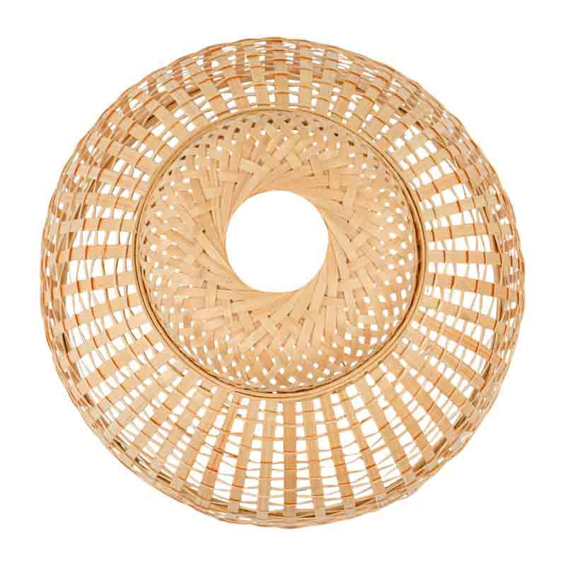 Suspension 'Elyana' en bambou beige