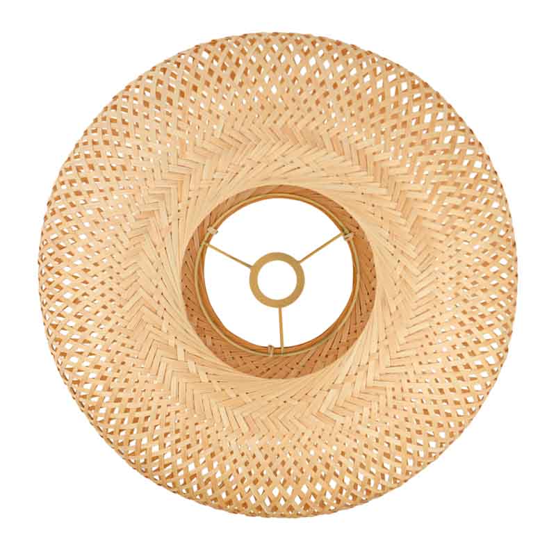 Suspension 'Seona' en bambou beige