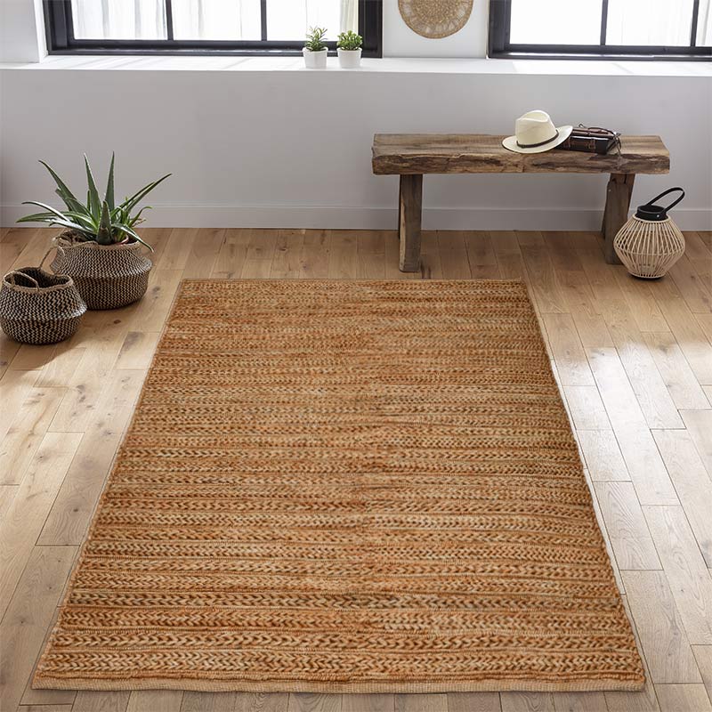 Tapis rectangulaire jute 'Laos' 