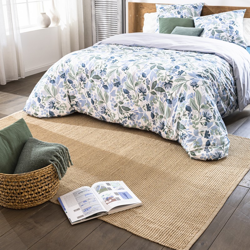 Tapis rectangulaire jute laine 'Jakarta' 