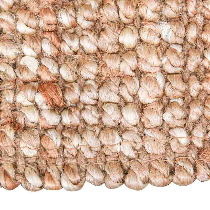 Tapis rectangulaire en jute 'Phuket' beige