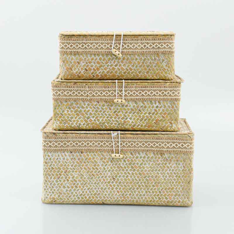 Coffret 'Milva' jonc de mer