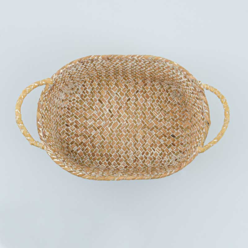 Corbeille 'Milva' jonc de mer