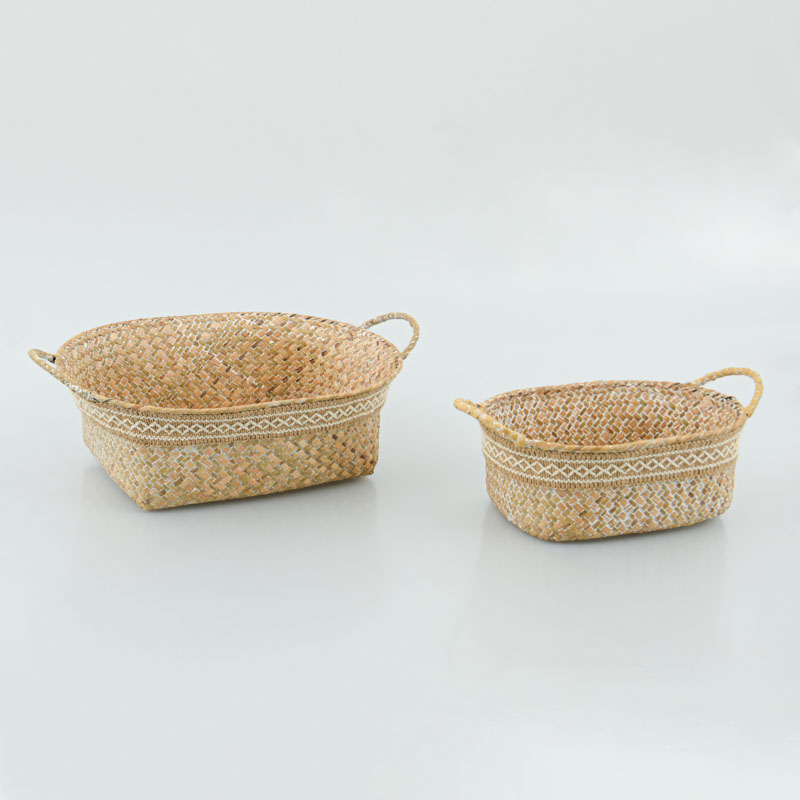 Corbeille 'Milva' jonc de mer
