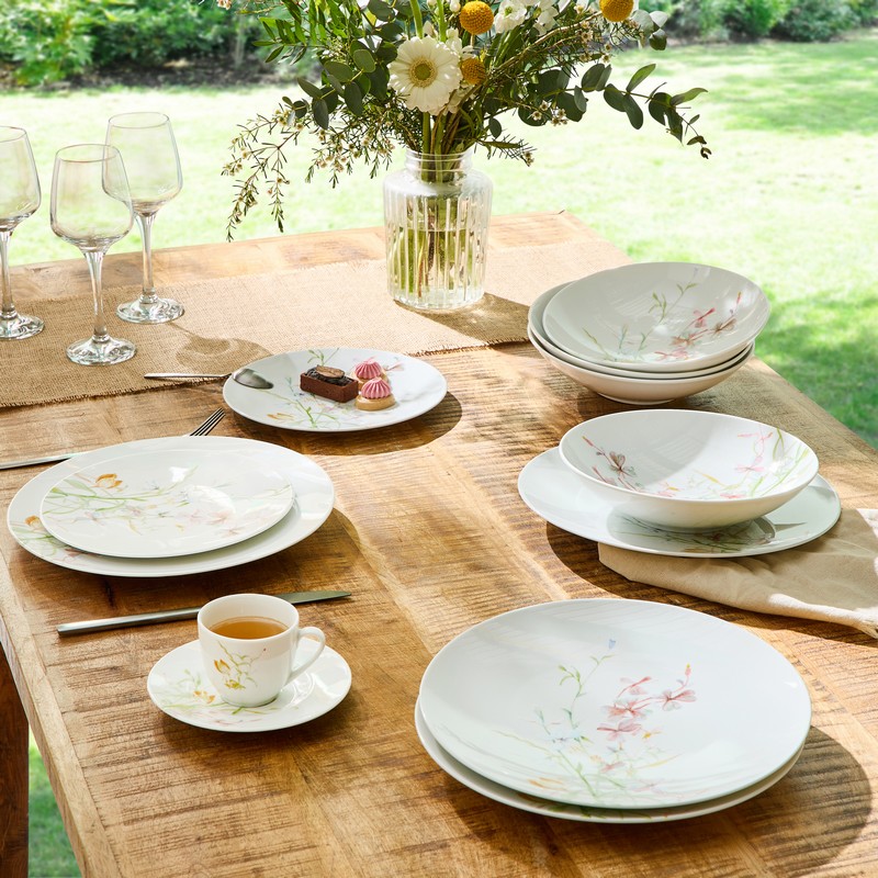 Assiette multiusage décorée 'Floralie'