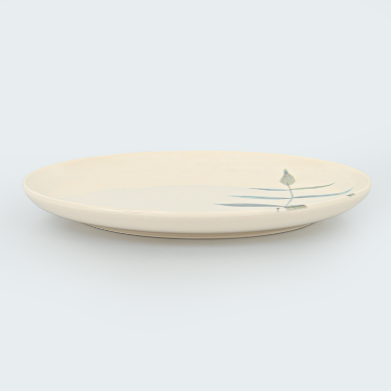 Assiette plate 'Isae' en grès