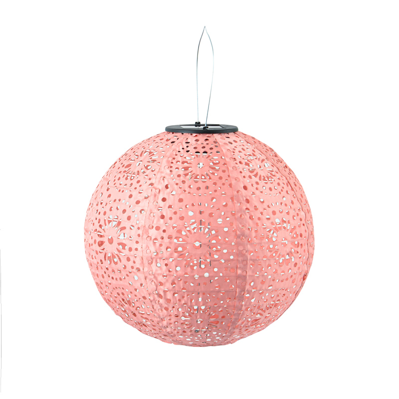 Lanterne solaire tissée
