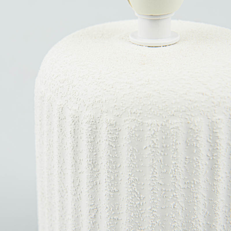 Lampe en céramique 'Amari' blanche