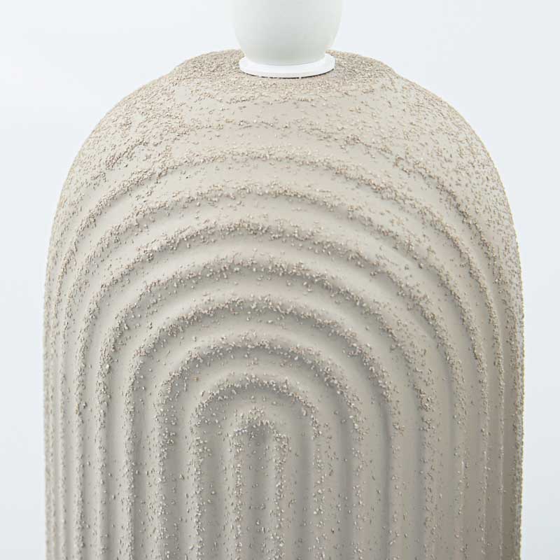 Lampe en céramique 'Selma' taupe