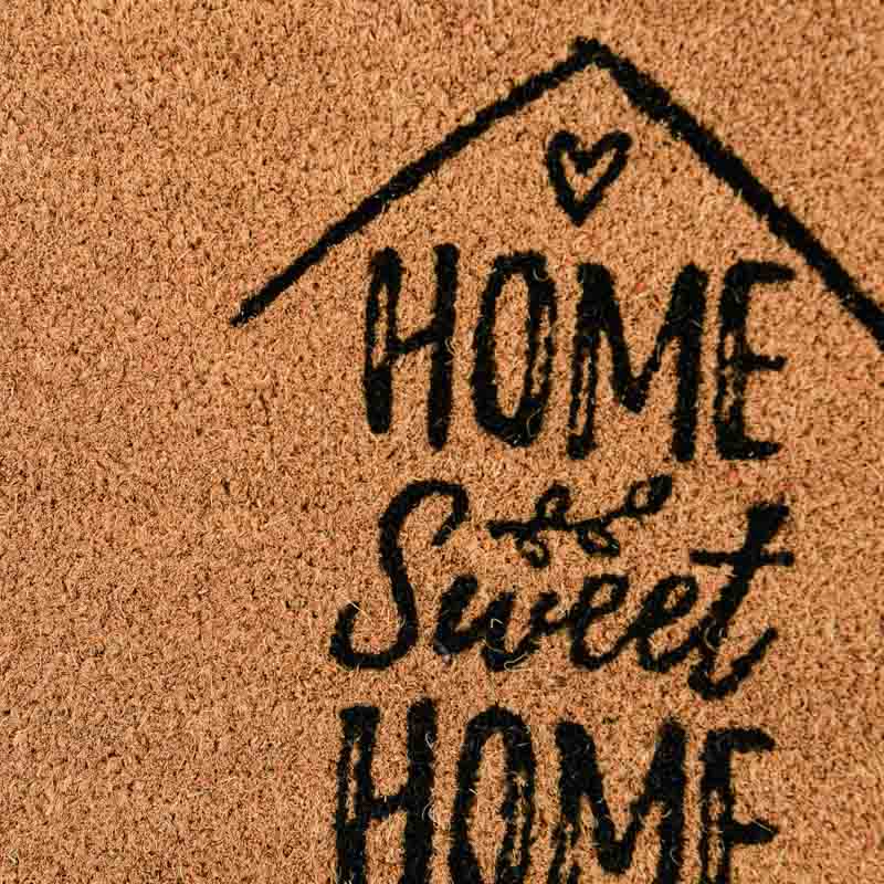 Tapis maison 'Sweet Home' coco