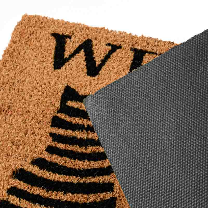Tapis chats 'Welcome' en coco