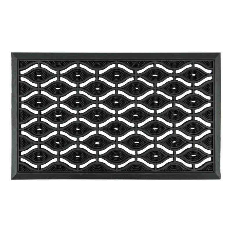 Tapis losanges en caoutchouc
