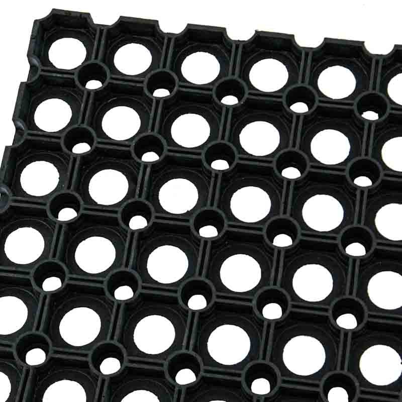 Tapis ajouré cercles en caoutchouc