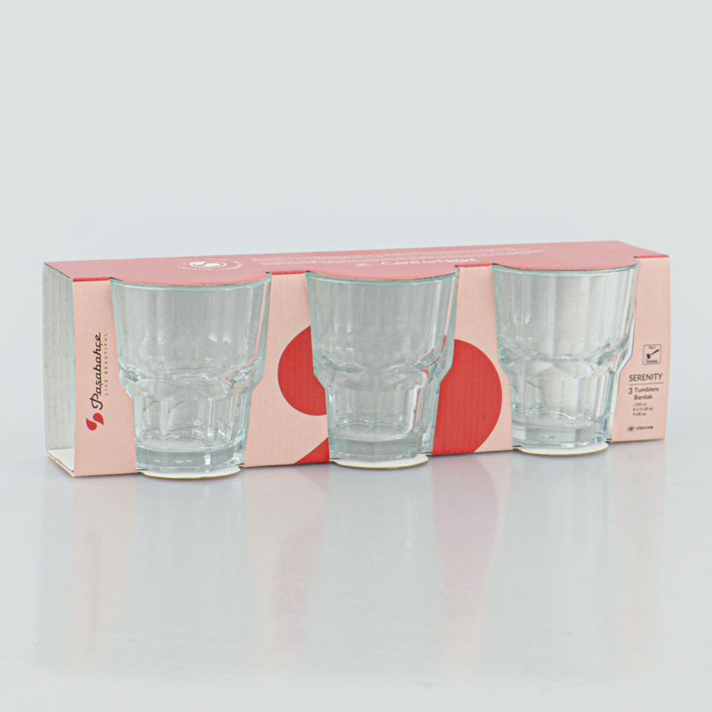 Lot de 3 verres 'Serenity'