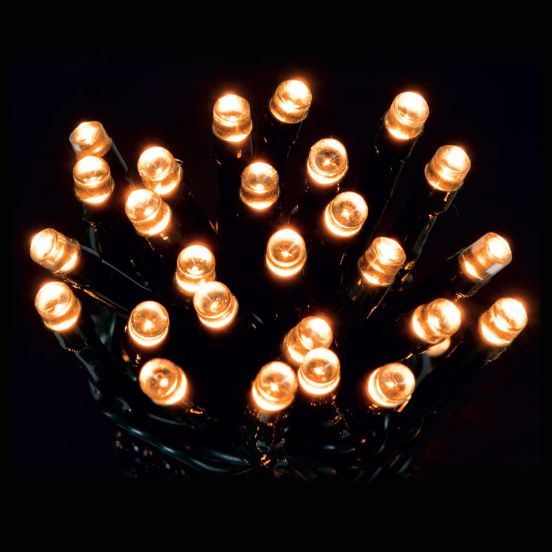 Guirlande électrique 300 led blanc flamme