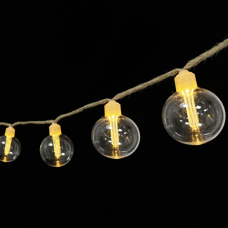 Guirlande lumineuse 10 ampoules rondes