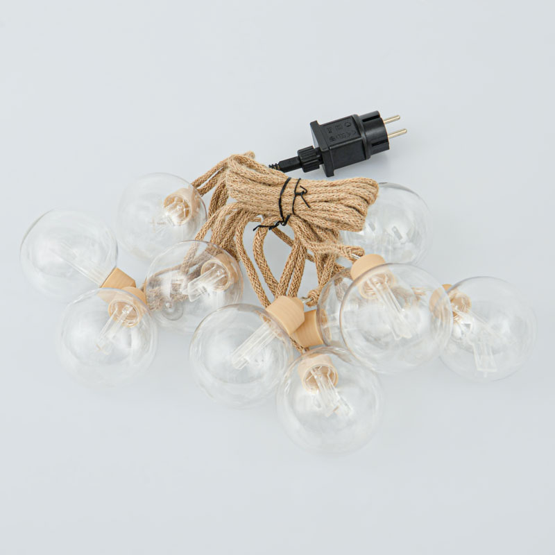 Guirlande lumineuse 10 ampoules rondes