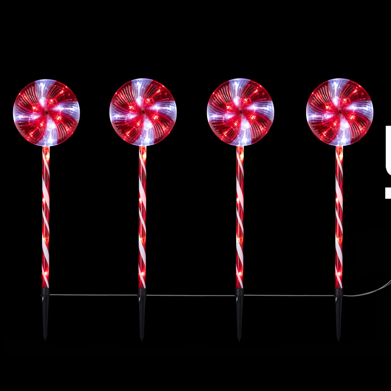4 pics 'Lollipops' à planter pour extérieur