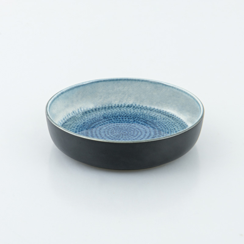 Assiette multiusage 'Leonie' bleu