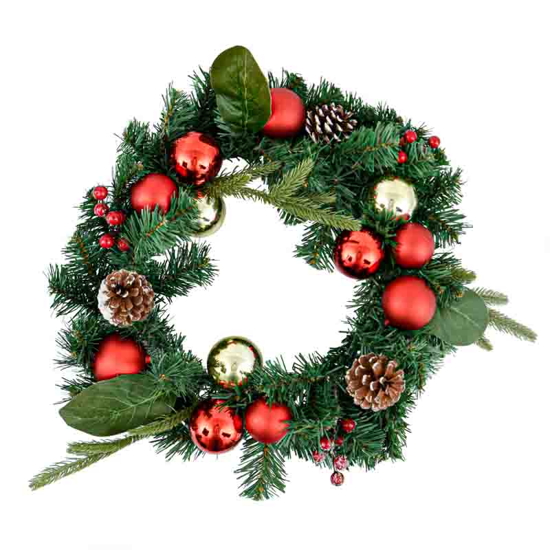 Couronne de l'avent 'Noël d'Antan'