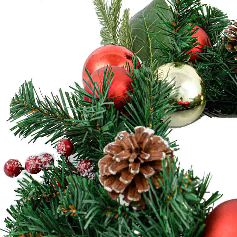 Couronne de l'avent 'Noël d'Antan'