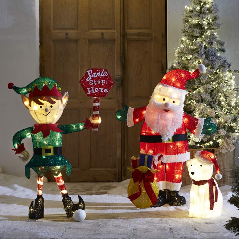 Père Noël lumineux 