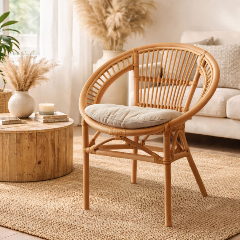 Chaise en rotin 'Sonalie'