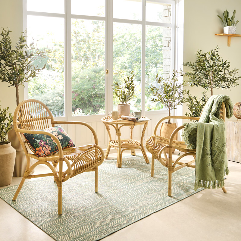 Set table et 2 chaises 'Constance'