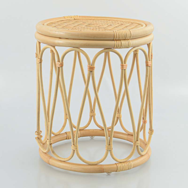 Table d'appoint 'Paola' en rotin
