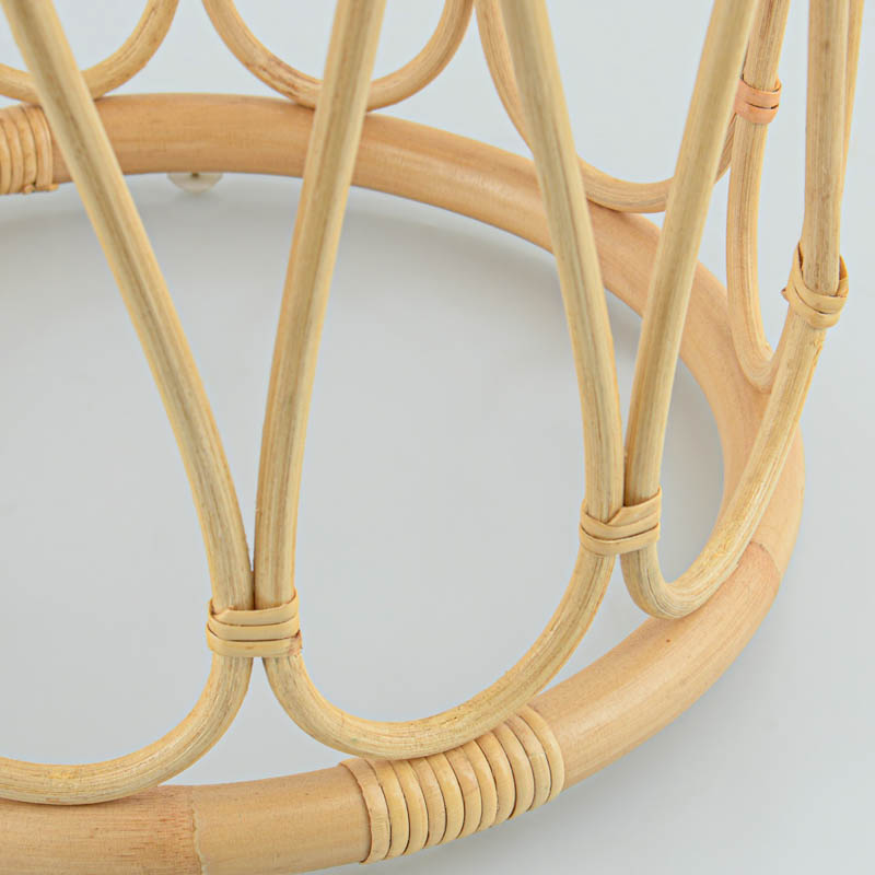 Table d'appoint 'Paola' en rotin
