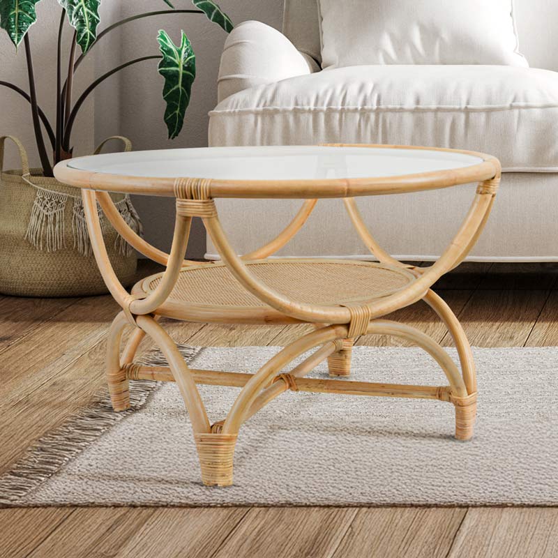 Table basse 'Sofia' en rotin