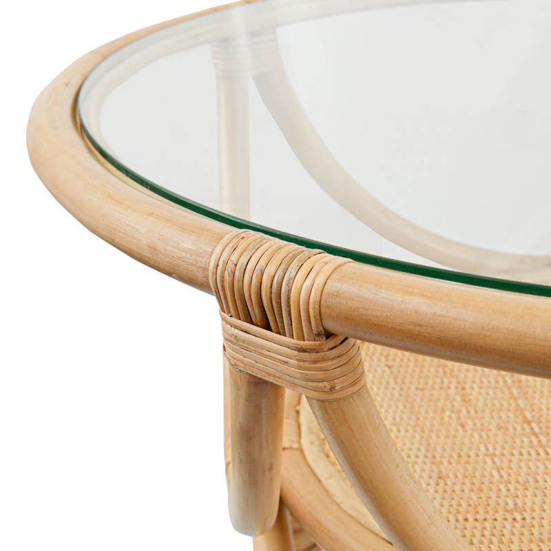 Table basse 'Sofia' en rotin